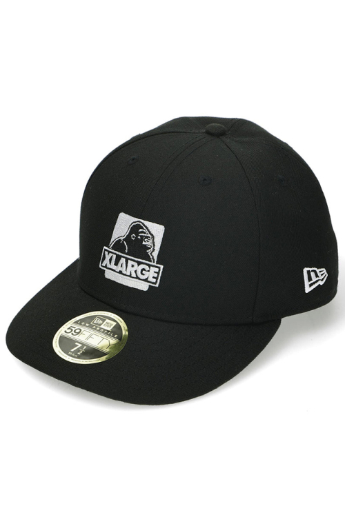 XLARGE エクストララージ 101224051015 XLARGE×NEWERA OG 59FIFTY LOW PROFILE CAP コラボキャップ BLACK 正規通販 メンズ レディース