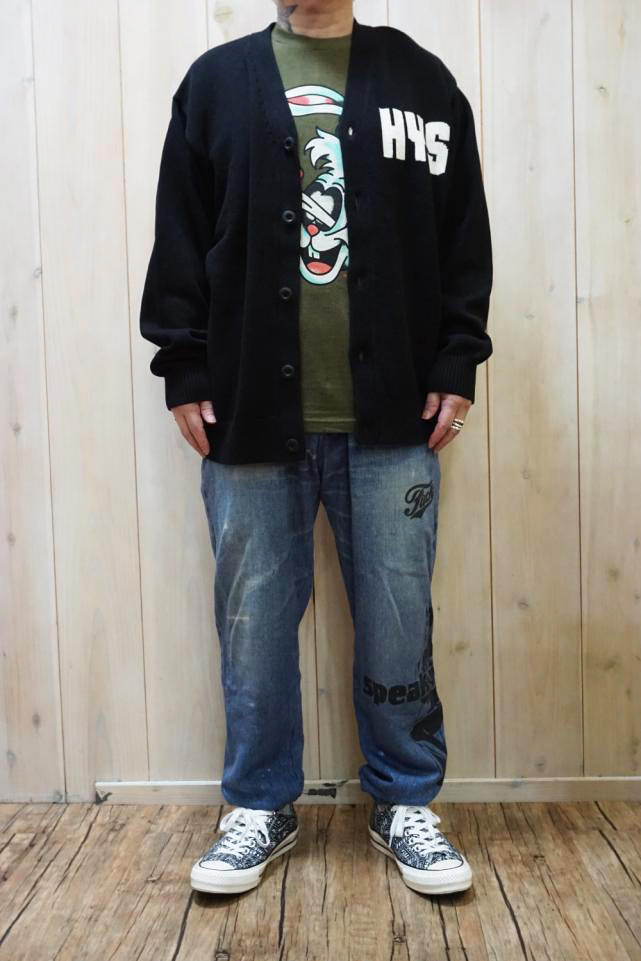 ★タグ付き★ヒステリックグラマー BAD ASS MAMA編込 カーディガン BAD ASS MAMA編込 カーディガン|HYSTERIC GLAMOUR MEN