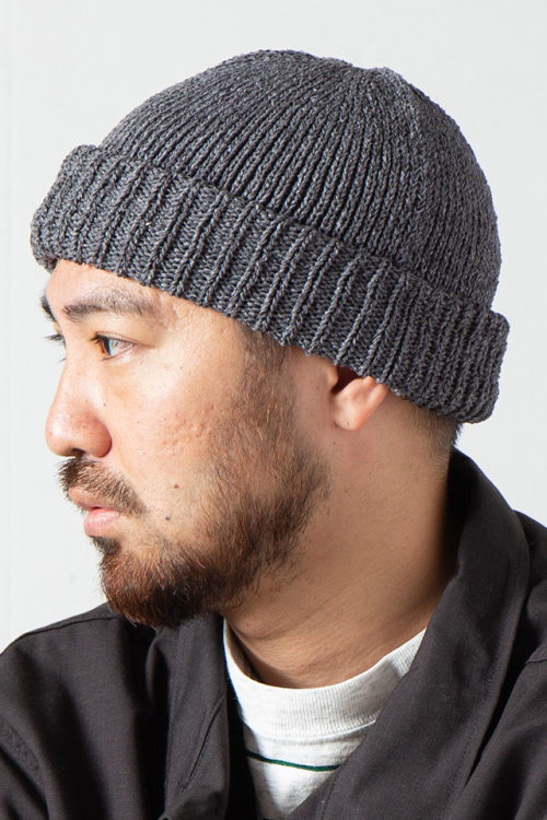 RACAL RL-20-1097 Japanese Paper Roll Knit Cap ロールニットキャップ CHACOAL 正規通販 メンズ レディース