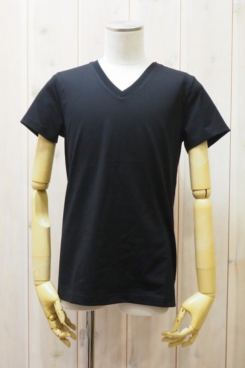 メンズ junhashimoto ジュンハシモト 1101920005 101SERIBU V S/S 101セリブVネックTシャツ [BLACK] 正規通販