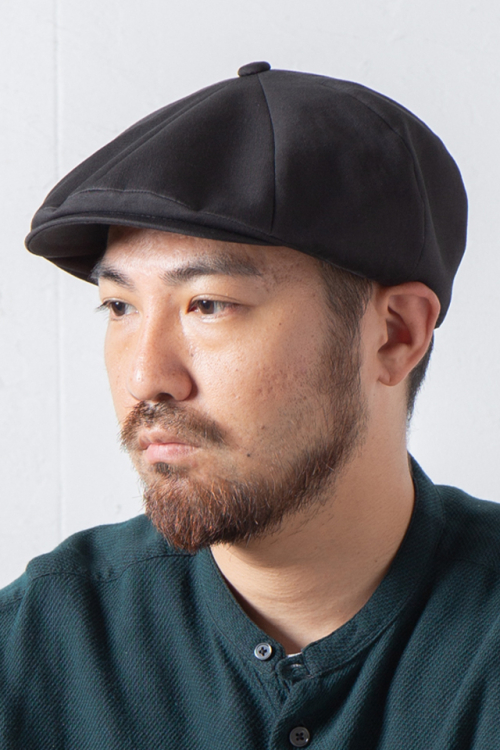 RACAL ラカル RL-23-1276 8panel Casquette Cotton Gabardine キャスケット BLACK 正規通販 メンズ