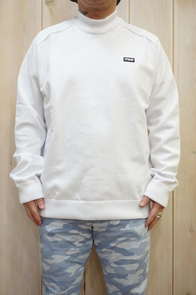 TFW49 T092220002 MOCK NECK KNIT モックネックニット WHITE 正規通販 メンズ ゴルフ