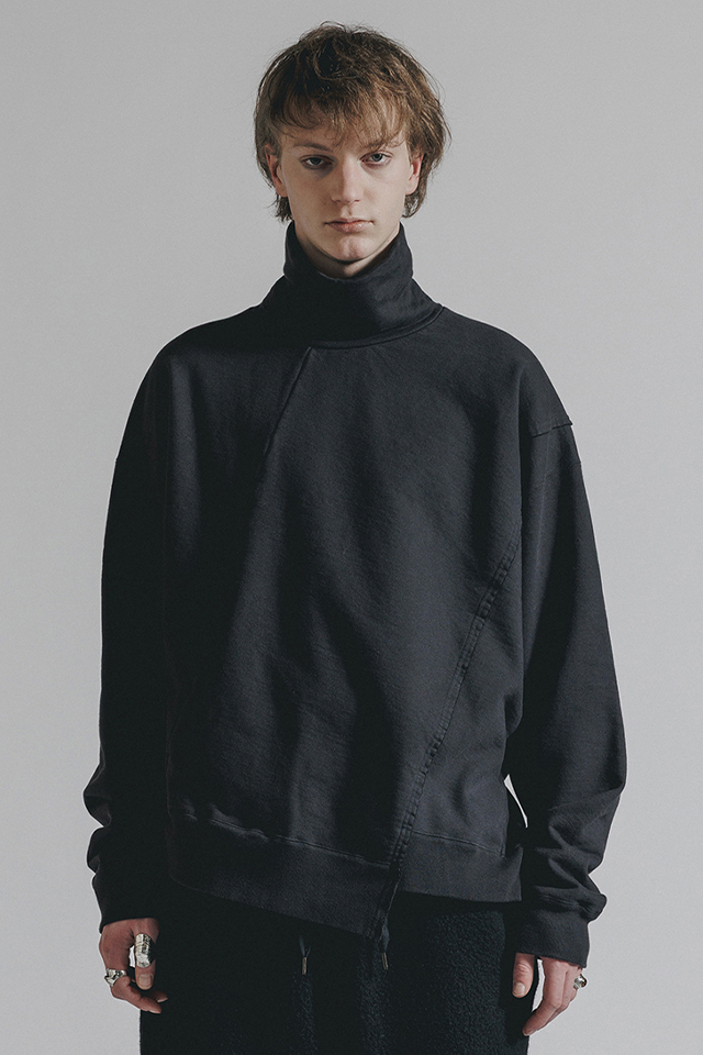 The Viridi-anne ザ ヴィリジアン VI-4035-01 TURTLE SWEAT SHIRT タートルスウェット BLACK 正規通販 メンズ 2026年8月31日入荷予定