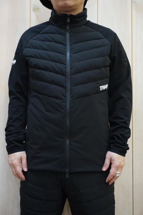 TFW49 T042220009 SHIELD WARMER BLOUSON シールドウォーマーブルゾン BLACK × BLACK 正規通販 メンズ ゴルフ