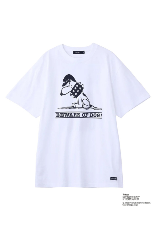 SILAS サイラス 110232011002 SILASⅹPEANUTS SNOOPY PRINT S/S TEE コラボTシャツ WHITE 正規通販 メンズ