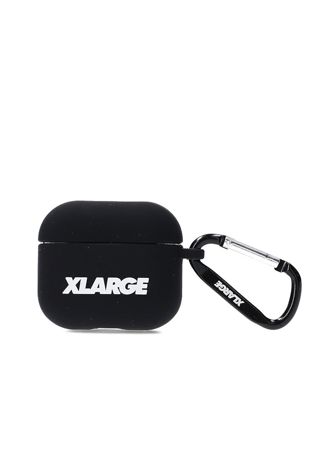 XLARGE エクストララージ 101241054011 STANDARD LOGO 3rd GENERATION AIRPODS CASE XLARGE AirPods (第3世代)ケース BLACK 正規通販 メンズ レディース