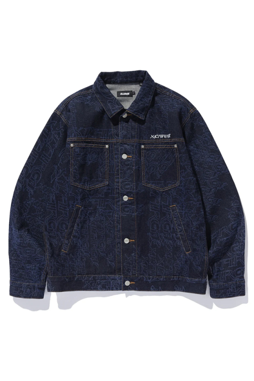 XLARGE エクストララージ 101263021003 EMB DENIM JACKET デニムジャケット INDIGO 正規通販 メンズ レディース