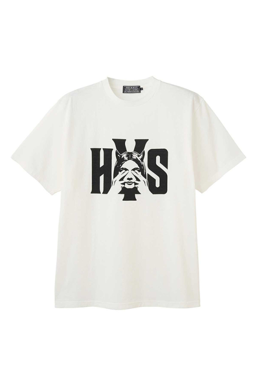 HYSTERIC GLAMOUR ヒステリックグラマー 02261CT33 SEE NO EVIL Tシャツ WHITE 正規通販 メンズ