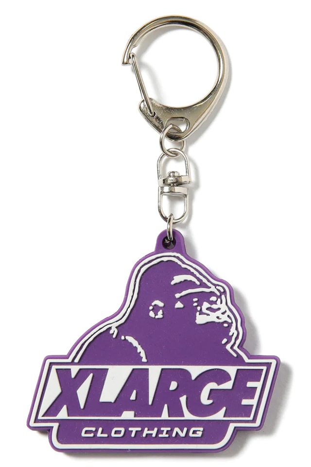 XLARGE エクストララージ 101231054005 SLANTED OG KEYCHAIN XLARGE キーホルダー PURPLE 正規通販 メンズ レディース