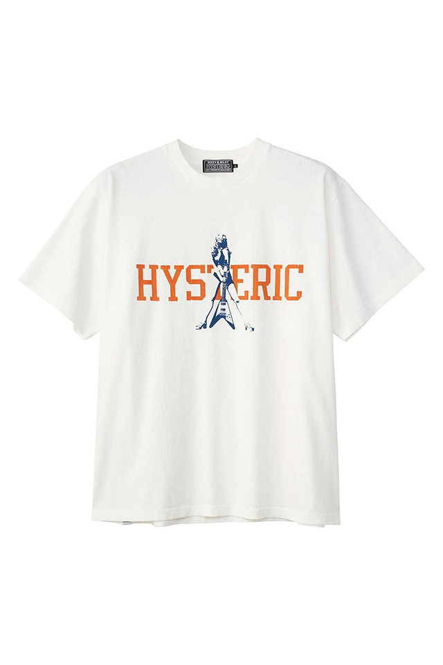 HYSTERIC GLAMOUR ヒステリックグラマー 02253CT07 LADYLAND STUDIO Tシャツ WHITE 正規通販 メンズ