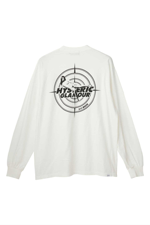 HYSTERIC GLAMOUR ヒステリックグラマー 02263CL03 SI-FI MUSIK 2 Tシャツ WHITE 正規通販 メンズ