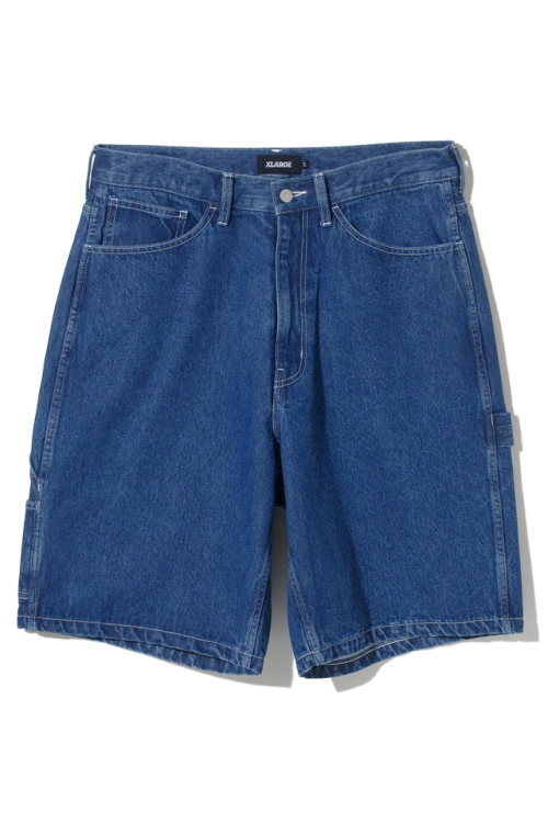 XLARGE エクストララージ 101231031018 JUICY LOGO DENIM SHORTS XLARGE デニムショーツ INDIGO 正規通販 メンズ レディース