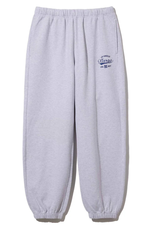 XLARGE エクストララージ 101233031020 VARSITY LOGO SWEAT PANTS XLARGE スウェットパンツ ASH 正規通販 メンズ レディース