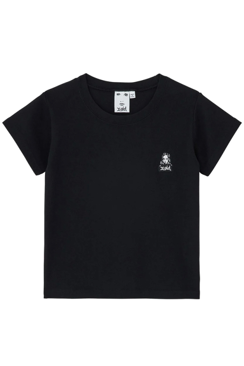 X-girl エックスガール 105232011004 FACE S/S BABY TEE X-girl Tシャツ BLACK 正規通販 レディース