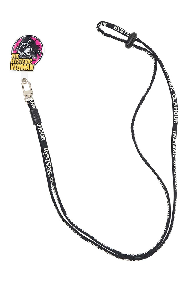 HYSTERIC GLAMOUR ヒステリックグラマー 01232QG03 HYSTERIC WOMAN スマホショルダーストラップ PINK 正規通販 レディース