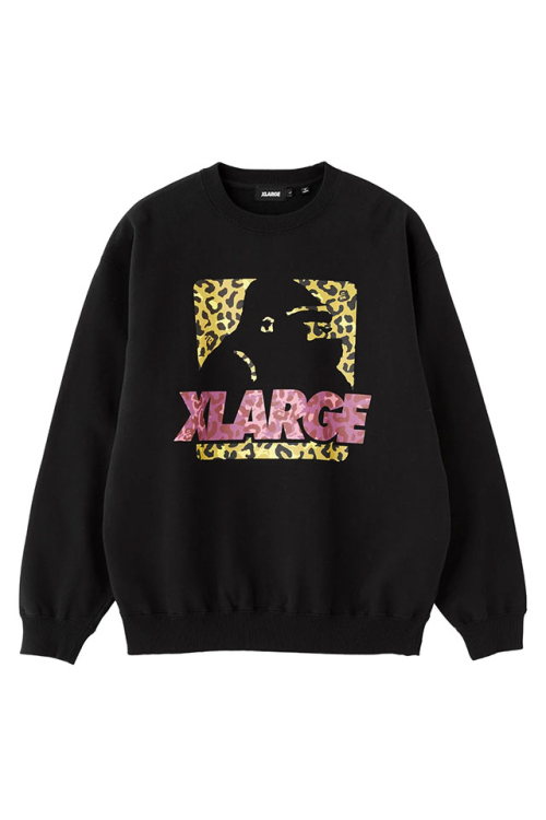 XLARGE エクストララージ 101264012014 PATTERN OG CREWNECK SWEATSHIRT クルーネックスウェット BLACK 正規通販 メンズ レディース