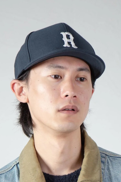 RACAL ラカル RL-26-1443 "R" Logo EMB Umpire Cap モールスキンアンパイアキャップ NAVY 正規通販 メンズ