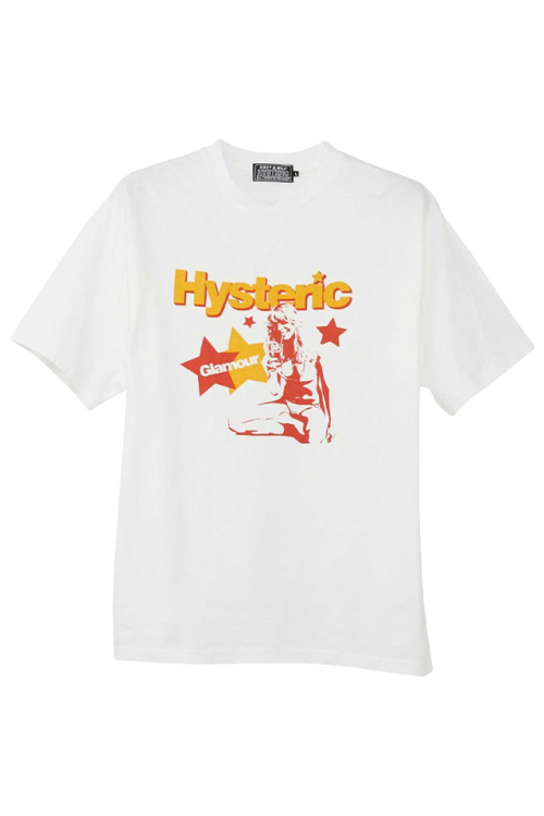 HYSTERIC GLAMOUR ヒステリックグラマー 02231CT11 HYSTERIC FLAVOR Tシャツ WHITE 正規通販 メンズ