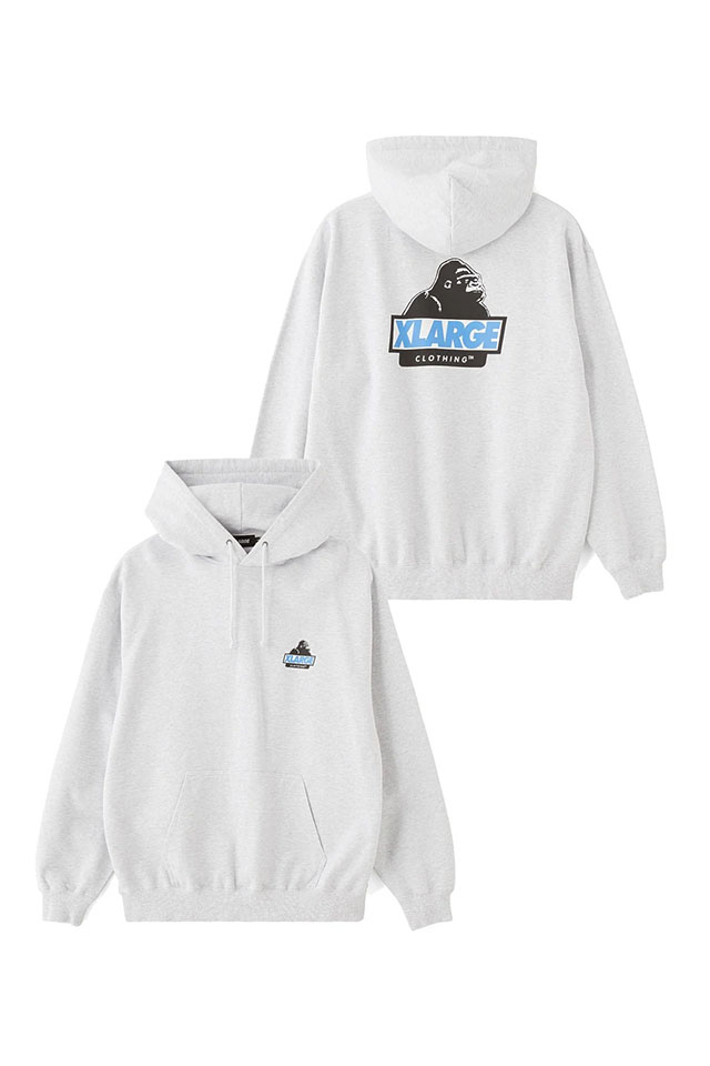XLARGE エクストララージ 101264012012 SLANTED OG HOODED SWEATSHIRT ASH パーカー 正規通販 メンズ レディース