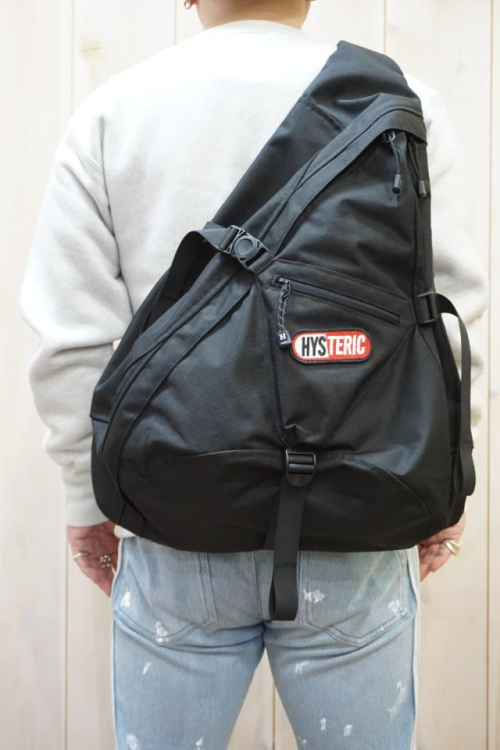 HYSTERIC GLAMOUR 02223QB02 ワンショルダーバッグパック BLACK 正規通販 メンズ レディース