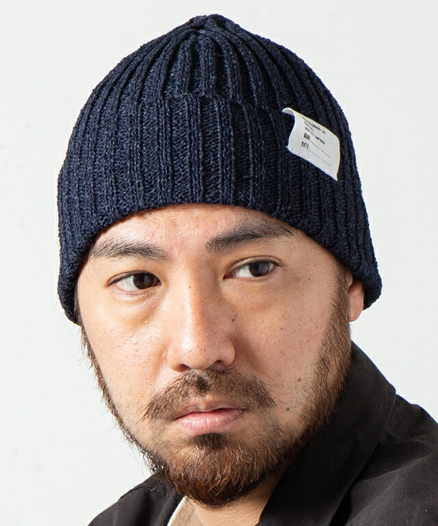 RACAL ラカル RL-22-1219 Japanese Paper Standard Knit Cap スタンダードニットキャップ NAVY 正規通販 メンズ