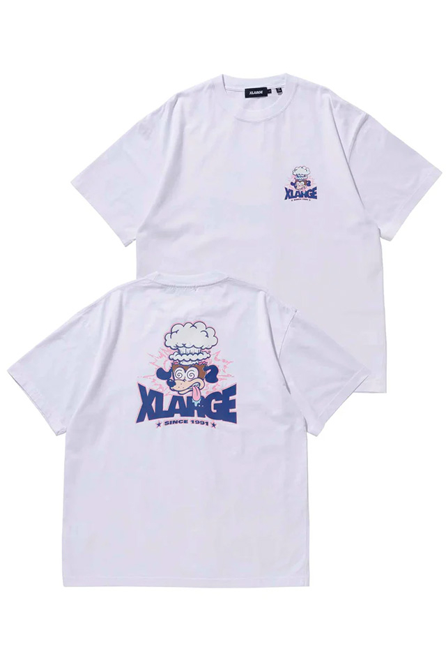 XLARGE エクストララージ 101233011004 DOGGY DAYS S/S TEE XLARGE Tシャツ WHITE 正規通販 メンズ レディース