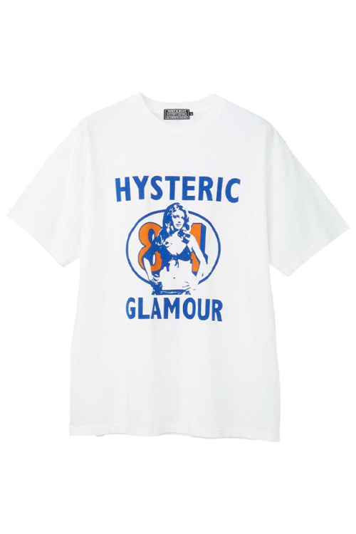 HYSTERIC GLAMOUR ヒステリックグラマー 02241CT12 COYOTE Tシャツ WHITE 正規通販 メンズ