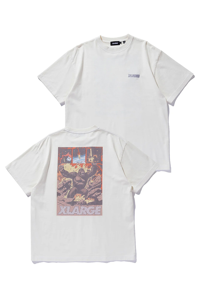 XLARGE エクストララージ 101252011047 XLARGE COMIC TWO S/S TEE Tシャツ OFF WHITE 正規通販 メンズ レディース