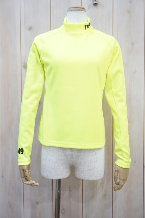 TFW49 TL10222005 WARM MOCK NECK T モックネックTシャツ YELLOW 正規通販 ゴルフ レディース