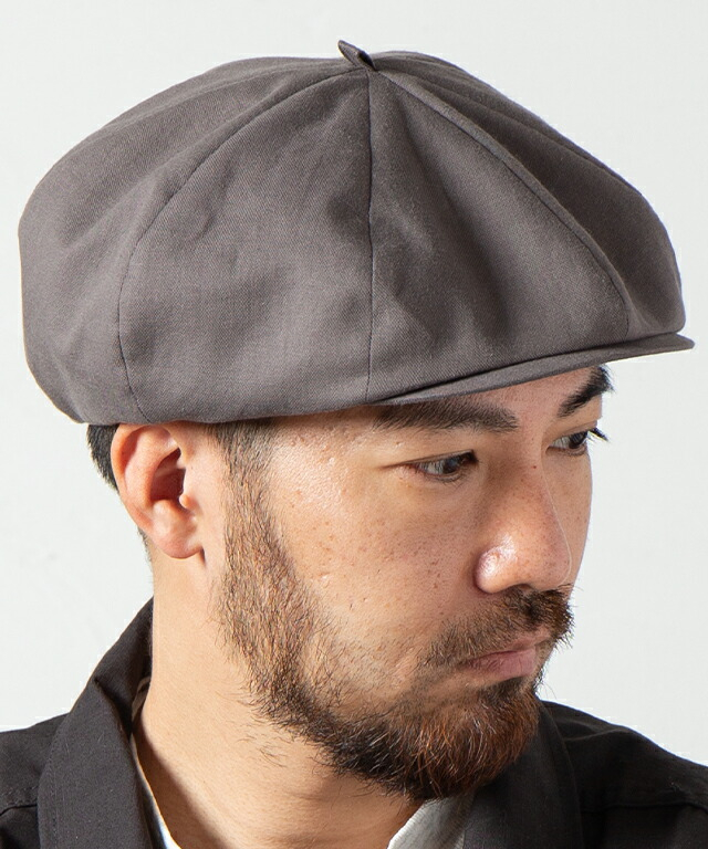 RACAL ラカル RL-22-1226 Natural Brend 8panel Beret Cas 8パネルベレーキャス GRAY 正規通販 メンズ