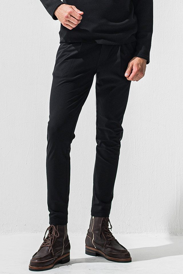RESOUND CLOTHING リサウンドクロージング RC42-ST-016HT CHRIS EASY HEAT TUCK PANTS クリスイージーヒートタックパンツ BLACK 正規通販 2026年11月15日入荷予定 メンズ