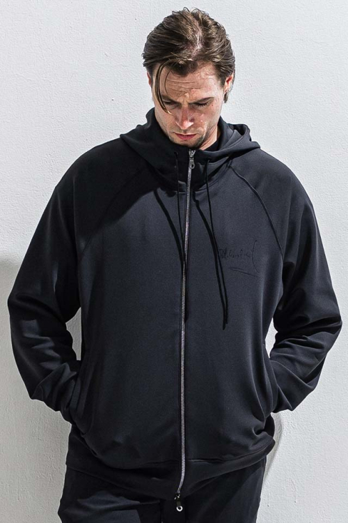 DELAY ディレイ DP1-C-002 sign zip hoodie ジップパーカー BLACK 正規通販 メンズ 2026年2月20日入荷予定