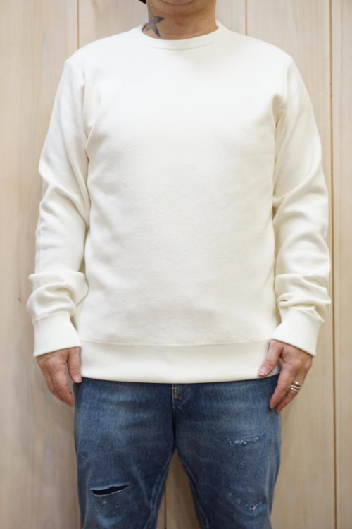 junhashimoto ジュンハシモト 1092220001 MILANO RIB CREW NECK KNIT ミラノリブクルーネックニット WHITE 正規通販 メンズ