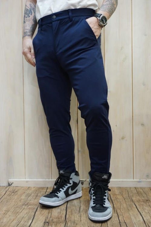 TFW49 ティーエフダブリューフォーティーナイン T072210002 ANKLE SLIM PANTS ハイパワーストレッチスリムパンツ NAVY 正規通販 メンズ ゴルフ