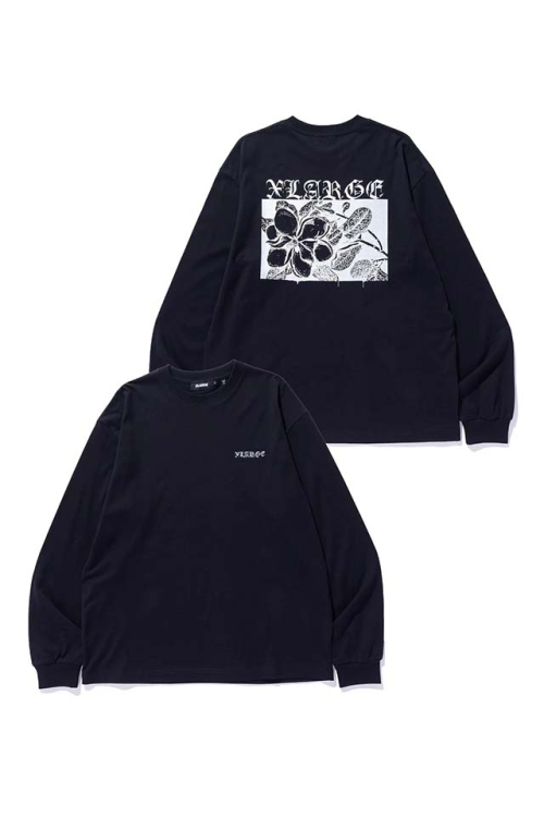 XLARGE エクストララージ 101254011008 CLASSIC L/S TEE ロングスリーブTシャツ BLACK 正規通販 メンズ レディース
