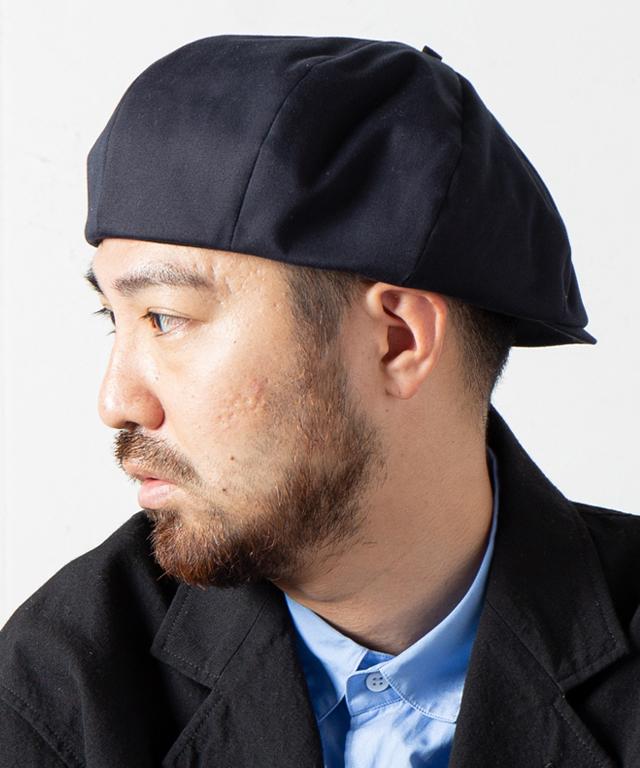 RACAL ラカル RL-22-1248 Organic Cotton 8Panel Beret Cas 8パネルベレーキャス NAVY 正規通販 メンズ