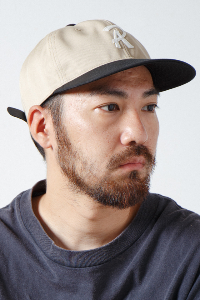 RACAL ラカル RL-24-1328 "R" Patch Classic B.B. Cap RパッチクラシックBBキャップ BEIGE × BLACK 正規通販 メンズ レディース