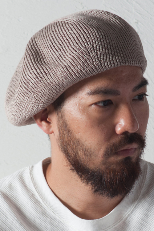 RACAL ラカル RL-20-1099 Cotton Knit Beret コットンニットベレー LIGHT BEIGE 正規通販 メンズ レディース