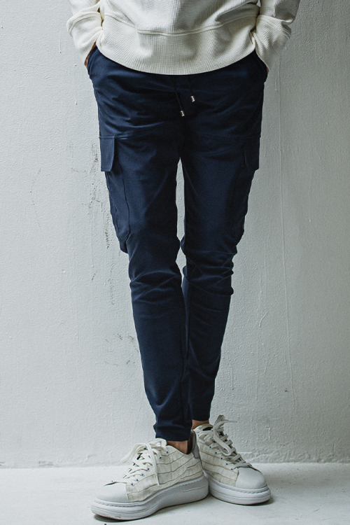RESOUND CLOTHING  リサウンドクロージング RC27-ST-010 Darrell cargo PT ナイロンカーゴパンツ NAVY 正規通販 メンズ
