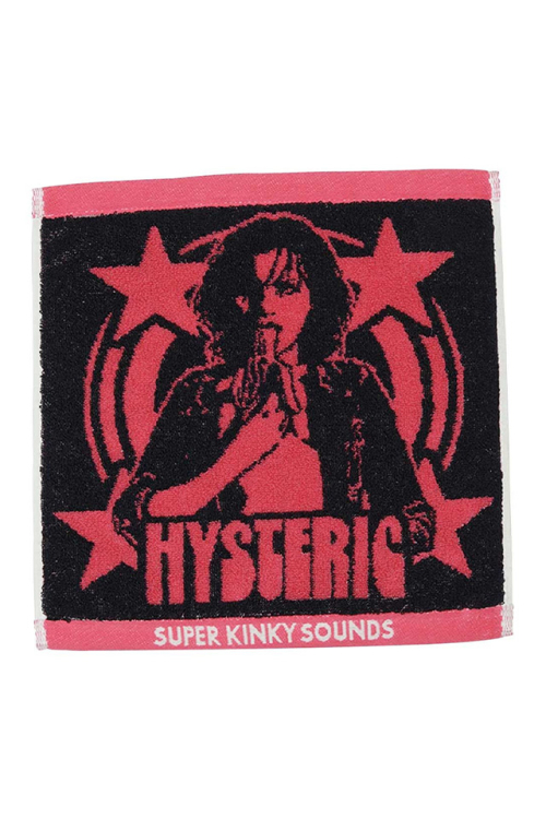 HYSTERIC GLAMOUR ヒステリックグラマー 02261QC02 WOMAN BANANA タオルハンカチ PINK 正規通販 メンズ レディース