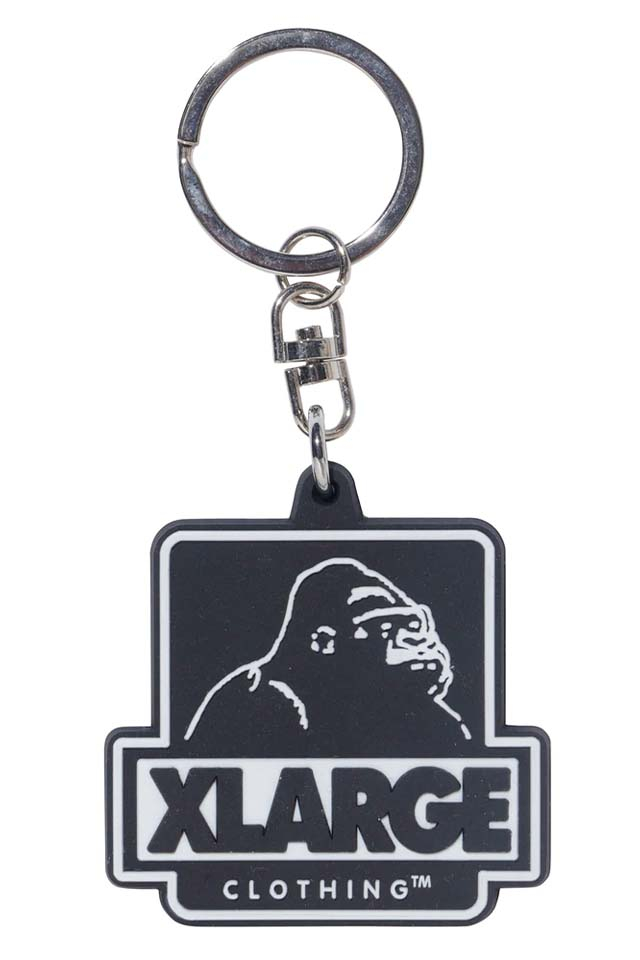 XLARGE エクストララージ 101221054001 OG RUBBER KEYHOLDER XLARGE ラバーキーホルダー BLACK 正規通販 メンズ レディース