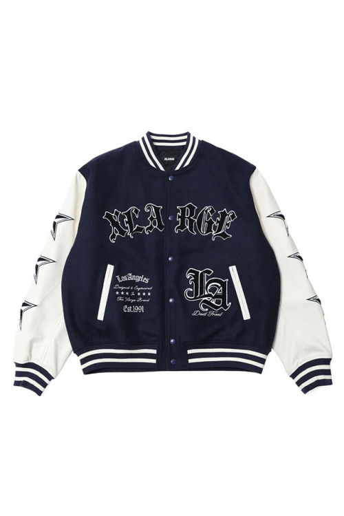 XLARGE エクストララージ 101264021004 VARSITY JACKET スタジャン NAVY 正規通販 メンズ レディース