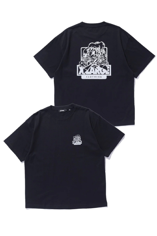 XLARGE エクストララージ 101262011010 JOKER S/S TEE Tシャツ BLACK 正規通販 メンズ レディース
