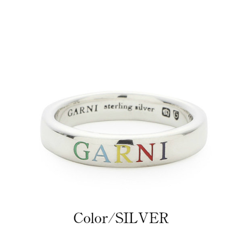 GARNI ガルニ GR19009 Rainbow Ring - Logo レインボーリング ロゴ 正規通販 メンズ レディース