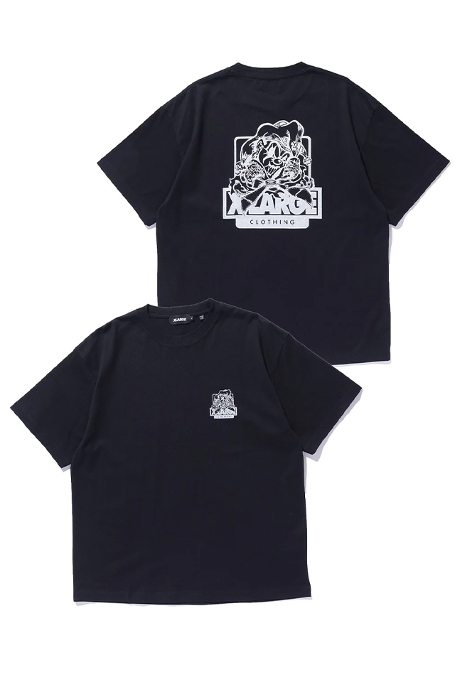 XLARGE エクストララージ 101262011010 JOKER S/S TEE Tシャツ BLACK 正規通販 メンズ レディース