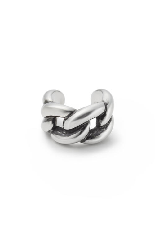 GARNI ガルニ GP24008 - ENSEMBLE #2 - Curb Chain Ear Cuff - SILVER カーブチェーンイヤーカフ SILVER 正規通販 メンズ レディース