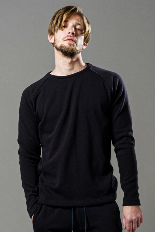 wjk ダヴルジェイケイ 7961 lj73a back boa raglan-T バックボアラグランカットソー NAVY 正規通販 メンズ