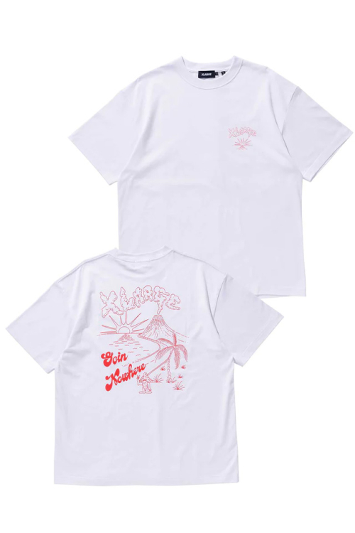 XLARGE エクストララージ 101232011067 JOIN NOWHERE S/S TEE XLARGE Tシャツ WHITE 正規通販 メンズ レディース