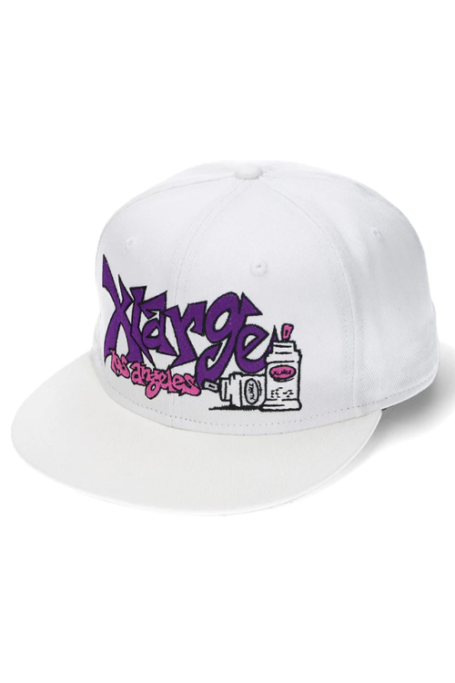 XLARGE エクストララージ 101231051006 XL GRAFFITI 6PANEL CAP XLARGE キャップ WHITE 正規通販 メンズ レディース