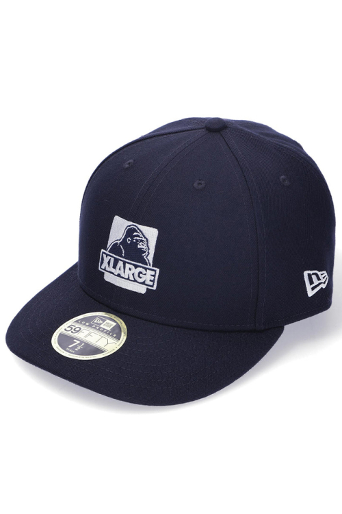 XLARGE エクストララージ 101224051015 XLARGE×NEWERA OG 59FIFTY LOW PROFILE CAP コラボキャップ NAVY 正規通販 メンズ レディース